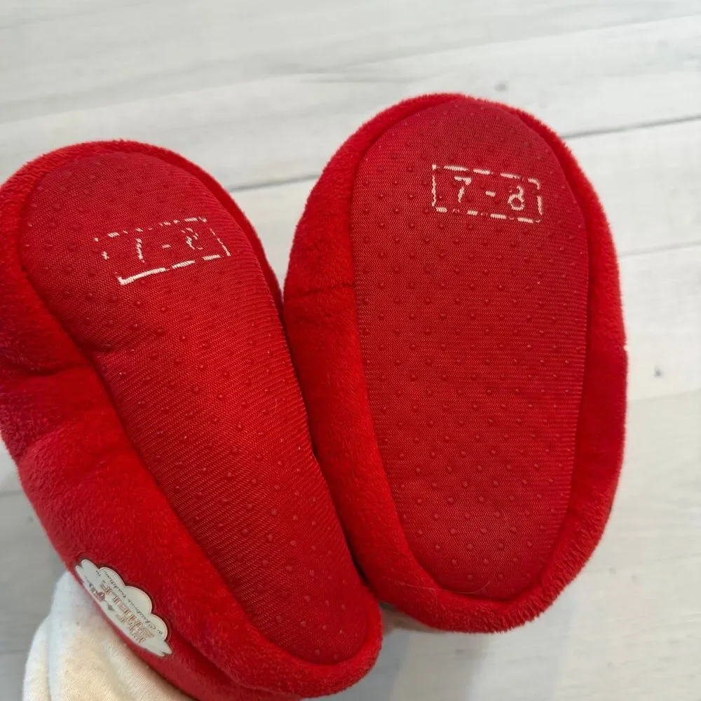 Elf on the shelf kids slippers‎ size 7/8